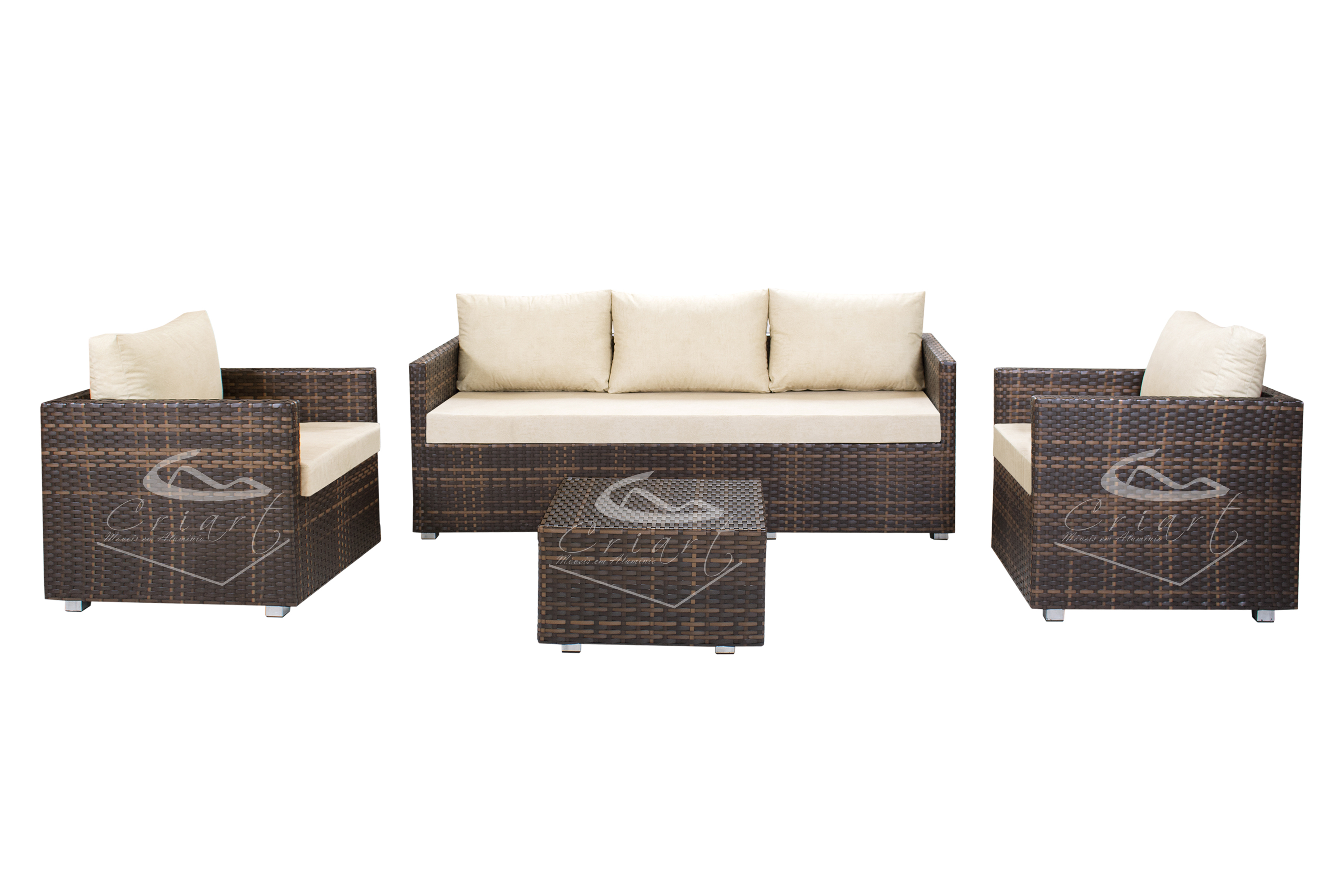 Conjunto de Sofá Veneza - 5 Lugares